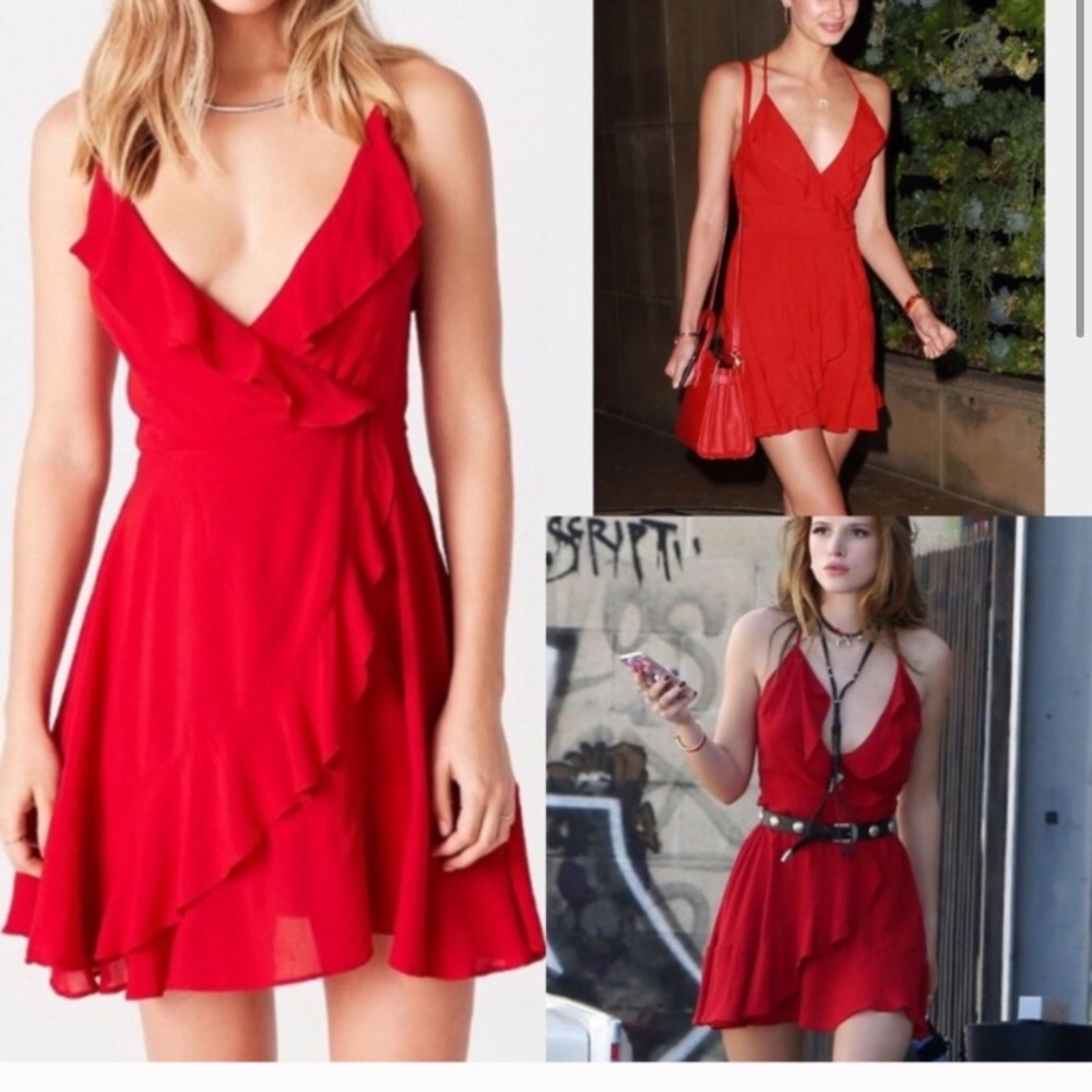 Urban Outfitters Sabina Ruffle Dress